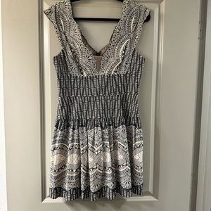 BCBG Pattern Lace Dress